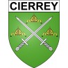 Cierrey 27 ville Stickers blason autocollant adhésif