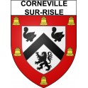 Corneville-sur-Risle 27 ville Stickers blason autocollant adhésif