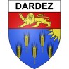 Dardez 27 ville Stickers blason autocollant adhésif