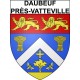 Daubeuf-près-Vatteville 27 ville Stickers blason autocollant adhésif