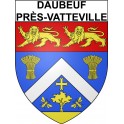 Daubeuf-près-Vatteville 27 ville Stickers blason autocollant adhésif
