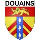 Douains 27 ville Stickers blason autocollant adhésif