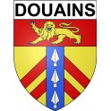 Stickers coat of arms Bazas adhesive sticker