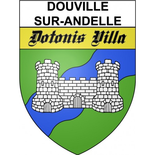 Stickers coat of arms Bazas adhesive sticker