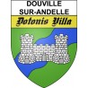 Douville-sur-Andelle 27 ville Stickers blason autocollant adhésif