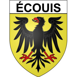 Pegatinas escudo de armas de Bazas adhesivo de la etiqueta engomada