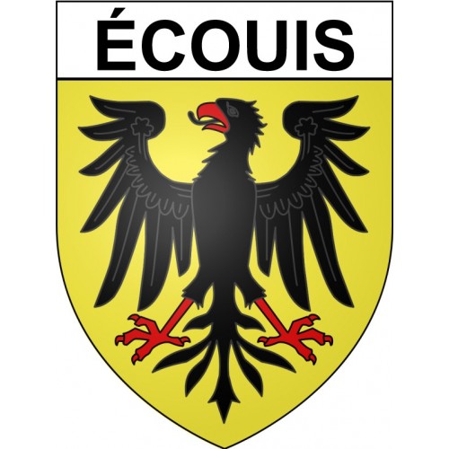 Pegatinas escudo de armas de Bazas adhesivo de la etiqueta engomada