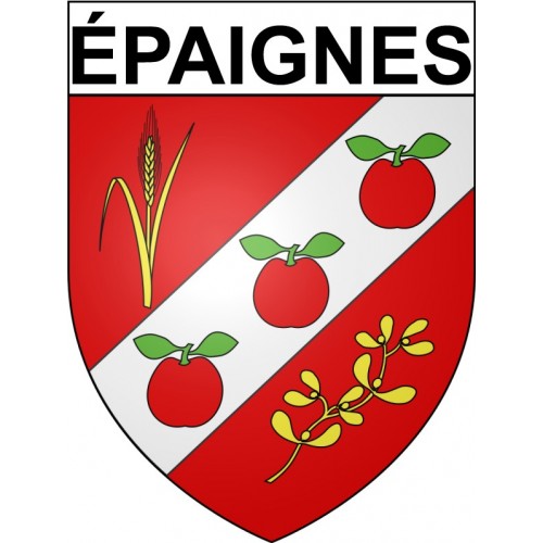 Pegatinas escudo de armas de Bazas adhesivo de la etiqueta engomada