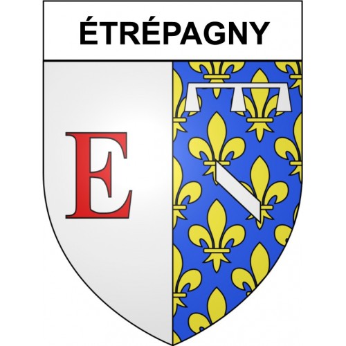 Étrépagny 27 ville Stickers blason autocollant adhésif