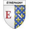 Étrépagny 27 ville Stickers blason autocollant adhésif
