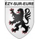 Ézy-sur-Eure 27 ville Stickers blason autocollant adhésif
