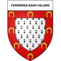 Stickers coat of arms Bazas adhesive sticker