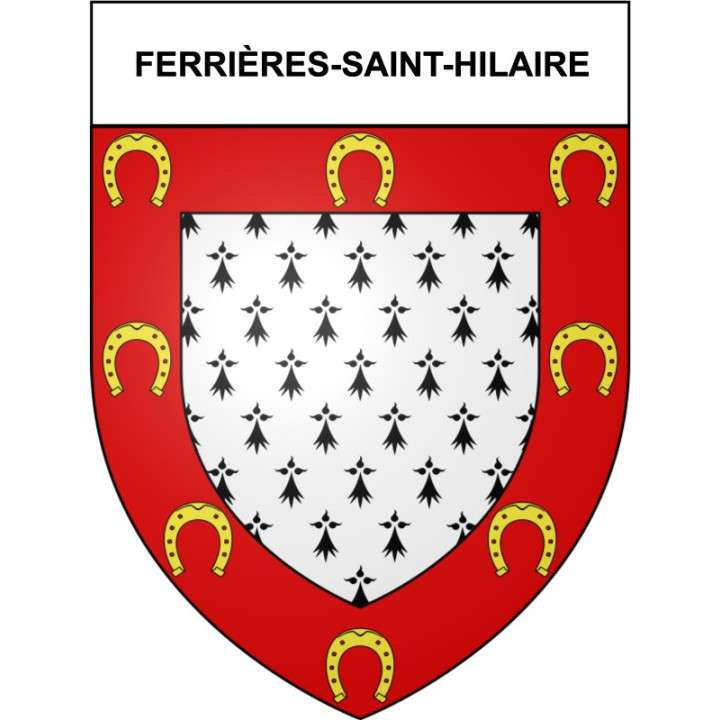 Ferrières-Saint-Hilaire 27 ville Stickers blason autocollant adhésif