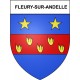 Fleury-sur-Andelle 27 ville Stickers blason autocollant adhésif