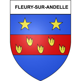 Fleury-sur-Andelle 27 ville Stickers blason autocollant adhésif