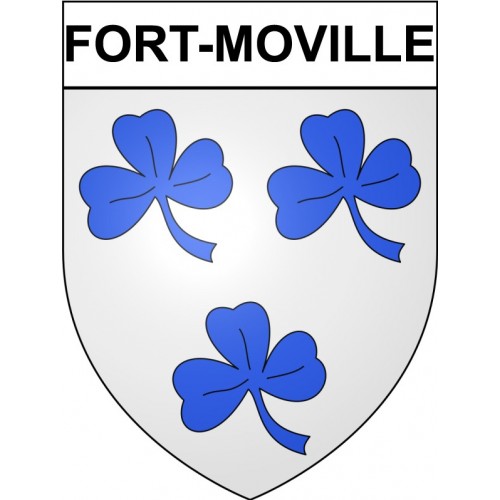 Fort-Moville 27 ville Stickers blason autocollant adhésif