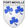 Fort-Moville 27 ville Stickers blason autocollant adhésif