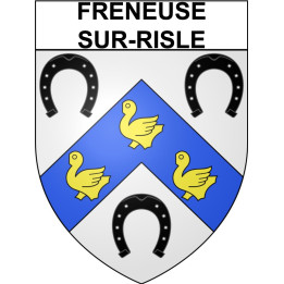 Freneuse-sur-Risle 27 ville Stickers blason autocollant adhésif
