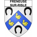 Freneuse-sur-Risle 27 ville Stickers blason autocollant adhésif