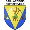 Gaillardbois-Cressenville 27 ville Stickers blason autocollant adhésif