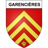 Garencières 27 ville Stickers blason autocollant adhésif