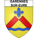 Garennes-sur-Eure 27 ville Stickers blason autocollant adhésif