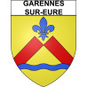 Garennes-sur-Eure 27 ville Stickers blason autocollant adhésif