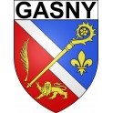 Gasny 27 ville Stickers blason autocollant adhésif