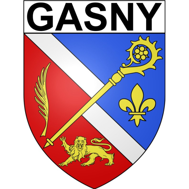 Bazas Sticker wappen, gelsenkirchen, augsburg, klebender aufkleber