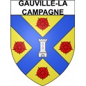 Gauville-la-Campagne 27 ville Stickers blason autocollant adhésif