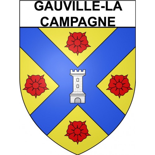 Stickers coat of arms Bazas adhesive sticker
