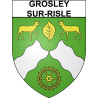 Stickers coat of arms Bazas adhesive sticker