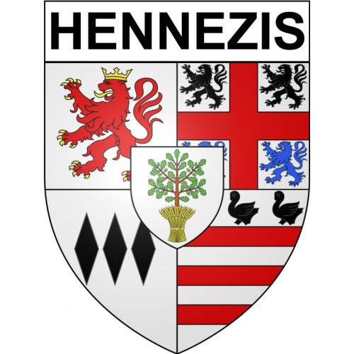 Hennezis 27 ville Stickers blason autocollant adhésif