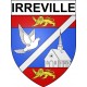 Irreville 27 ville Stickers blason autocollant adhésif