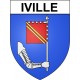 Stickers coat of arms Bazas adhesive sticker