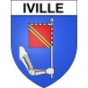 Stickers coat of arms Bazas adhesive sticker