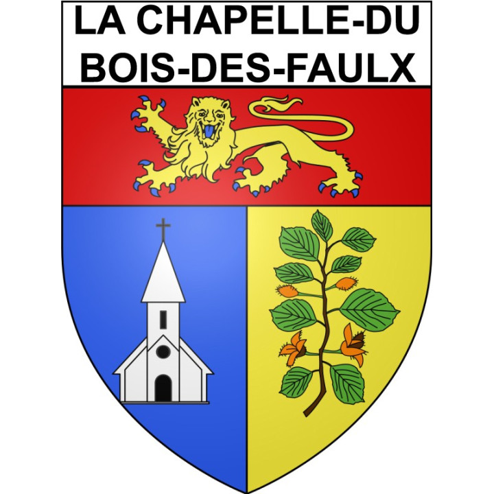 La Chapelle-du-Bois-des-Faulx 27 ville Stickers blason autocollant adhésif