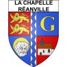 La Chapelle-Réanville 27 ville Stickers blason autocollant adhésif