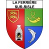 La Ferrière-sur-Risle 27 ville Stickers blason autocollant adhésif