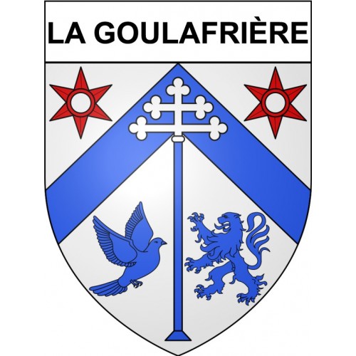 La Goulafrière 27 ville Stickers blason autocollant adhésif