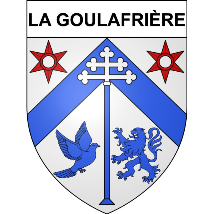 Stickers coat of arms Bazas adhesive sticker