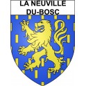 La Neuville-du-Bosc 27 ville Stickers blason autocollant adhésif