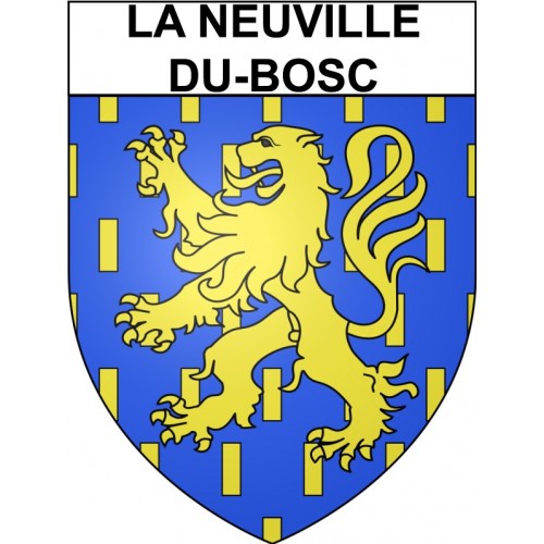 La Neuville-du-Bosc 27 ville Stickers blason autocollant adhésif