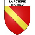 Stickers coat of arms Bazas adhesive sticker