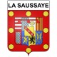 La Saussaye 27 ville Stickers blason autocollant adhésif