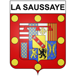 La Saussaye 27 ville Stickers blason autocollant adhésif