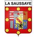 La Saussaye 27 ville Stickers blason autocollant adhésif