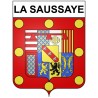 La Saussaye 27 ville Stickers blason autocollant adhésif