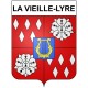 La Vieille-Lyre 27 ville Stickers blason autocollant adhésif