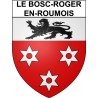 Le Bosc-Roger-en-Roumois 27 ville Stickers blason autocollant adhésif